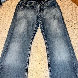 Mens Helix Relaxed Boot Cut Jeans